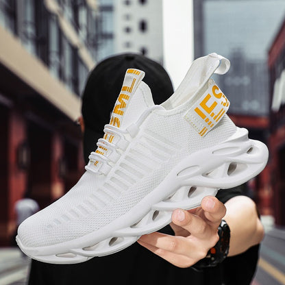 Men Shoes Comfortable Unisex Sneakers Breathable Couple Running Shoes Women Tenis Sports Shoe Size 36-46 White Walking Sneakers