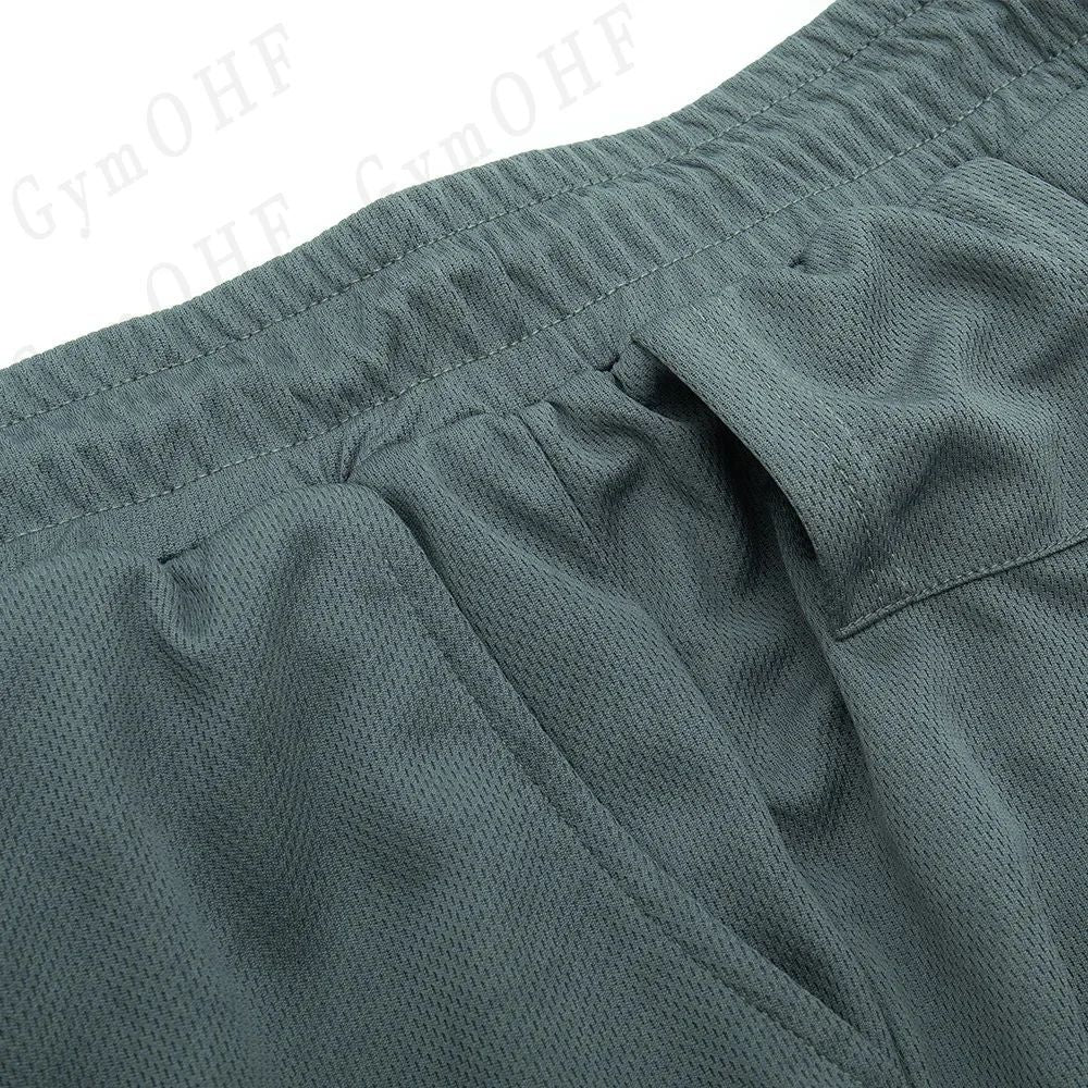 Men's UFC Printed Quick-Dry Double-Layer Sports Shorts, Breathable Tennis Training Shorts