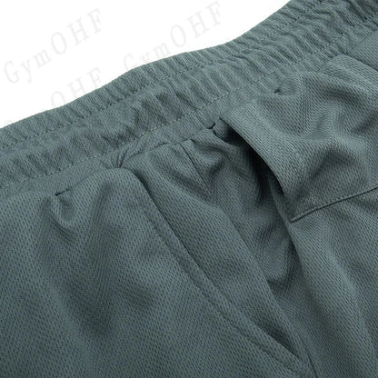 Men's UFC Printed Quick-Dry Double-Layer Sports Shorts, Breathable Tennis Training Shorts