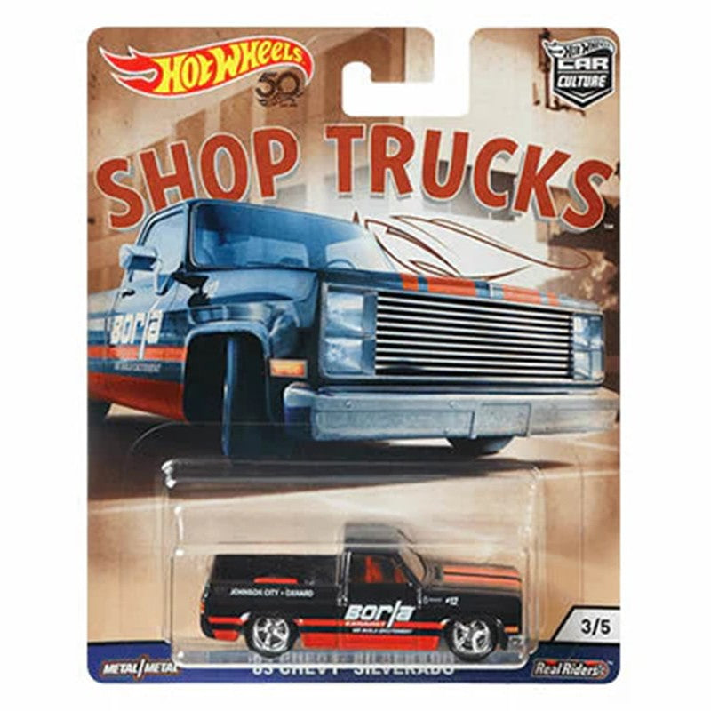 2018 Hot Wheels Premium Car Culture Shop Trucks Full Sets Chevy Volkswagen Pickup Subaru Ford 1/64 Die-Cast Model Vehicle Cars