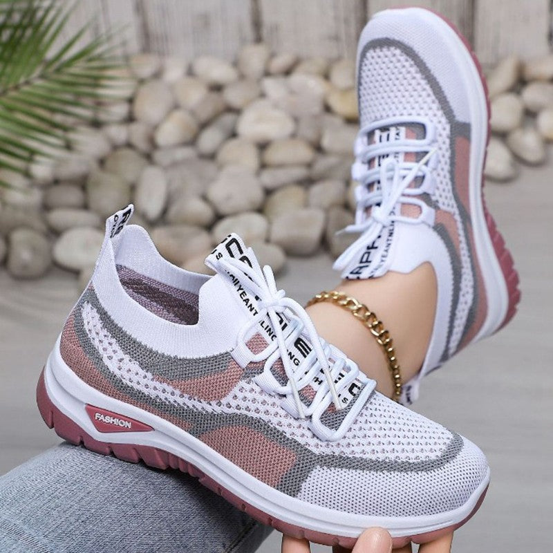 Women Sneakers 2025 New Spring Autumn Brand Luxury Vulcanize Shoes Casual Footwear Zapatillas Mujer Light Flat Breathable Shoes