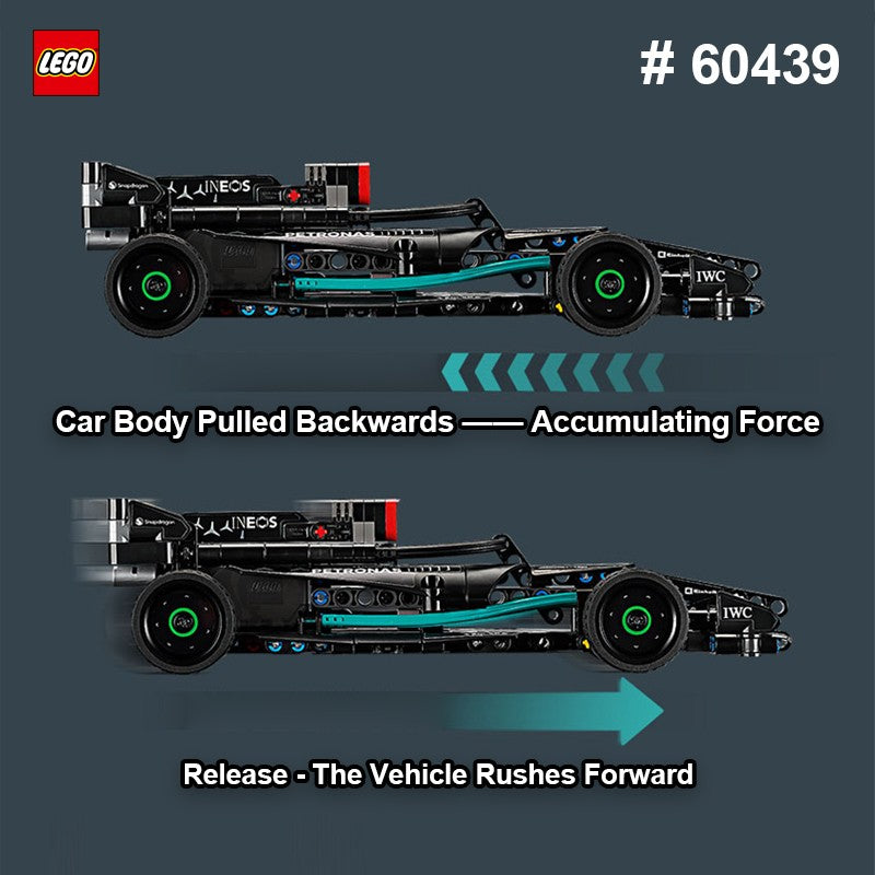 LEGO 42165 Mercedes-AMG F1 W14 E Performance Pull-Back Série Technic 175 PEÇAS Brinquedo DIY Para Meninos Meninas Presente de Crianças a partir de 7 anos