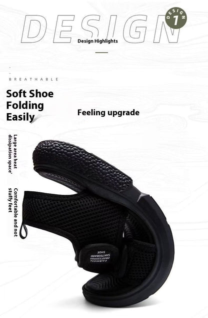 A Pair of Summer Non-Slip Men's Sandals, Casual Outdoor Soft-Soled Business Beach Shoes, Simple and Versatile Men's Shoes