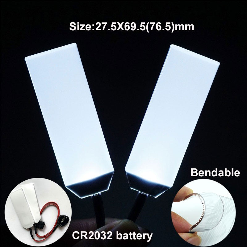 Flexible Bendable DIY LED Light Eyes Kits for Iron Man Halloween Helmet Mask Eye Light Cosplay Accessories Can Cropped Props