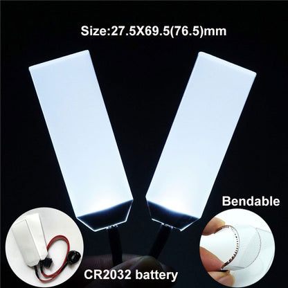 Flexible Bendable DIY LED Light Eyes Kits for Iron Man Halloween Helmet Mask Eye Light Cosplay Accessories Can Cropped Props