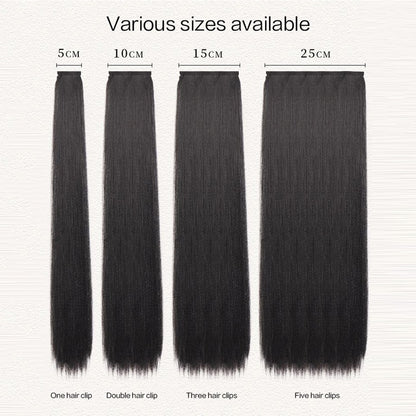 Hanfu wig piece corn whisker hairstyle one piece hair extension non knotted long straight hair piece antique hairstyle for women