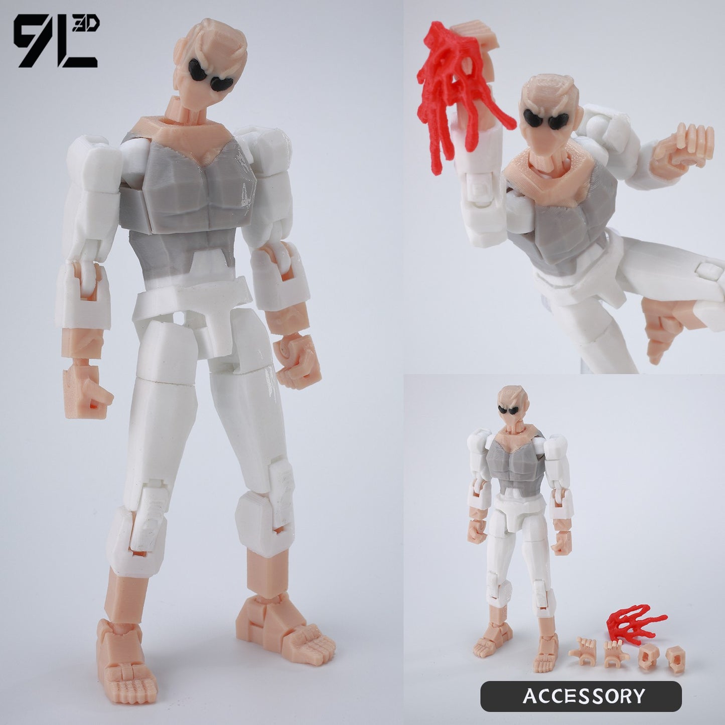 9L3D Sortudo 13 Invencível Menino Conquistador? Boneco de Ação Omni Impresso em 3D Modelo de Anime Articulado Colecionável Brinquedo Presente Fã