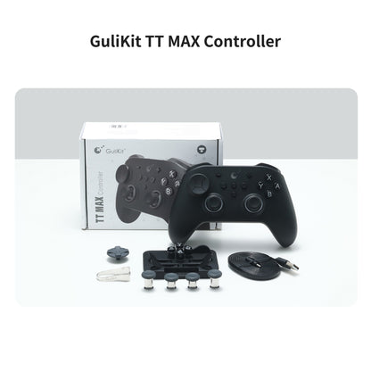 GuliKit TT Max Wireless Controller for Nintendo Switch 1/2 with Tension Adjustable TMR Joysticks for Windows Android iOS