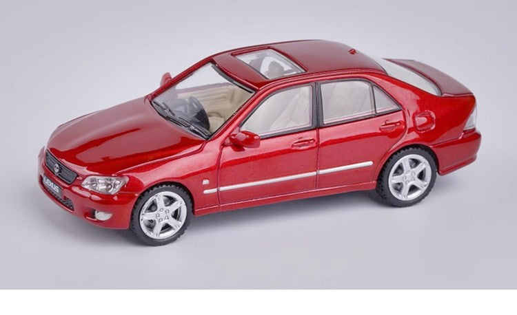 Modelo de Carro LEXUS IS300 1:64 em Liga Fundida, Veículos Clássicos de Metal, Modelo de Carro de Alta Simulação em Miniatura, Coleção em Escala, Presentes para Crianças