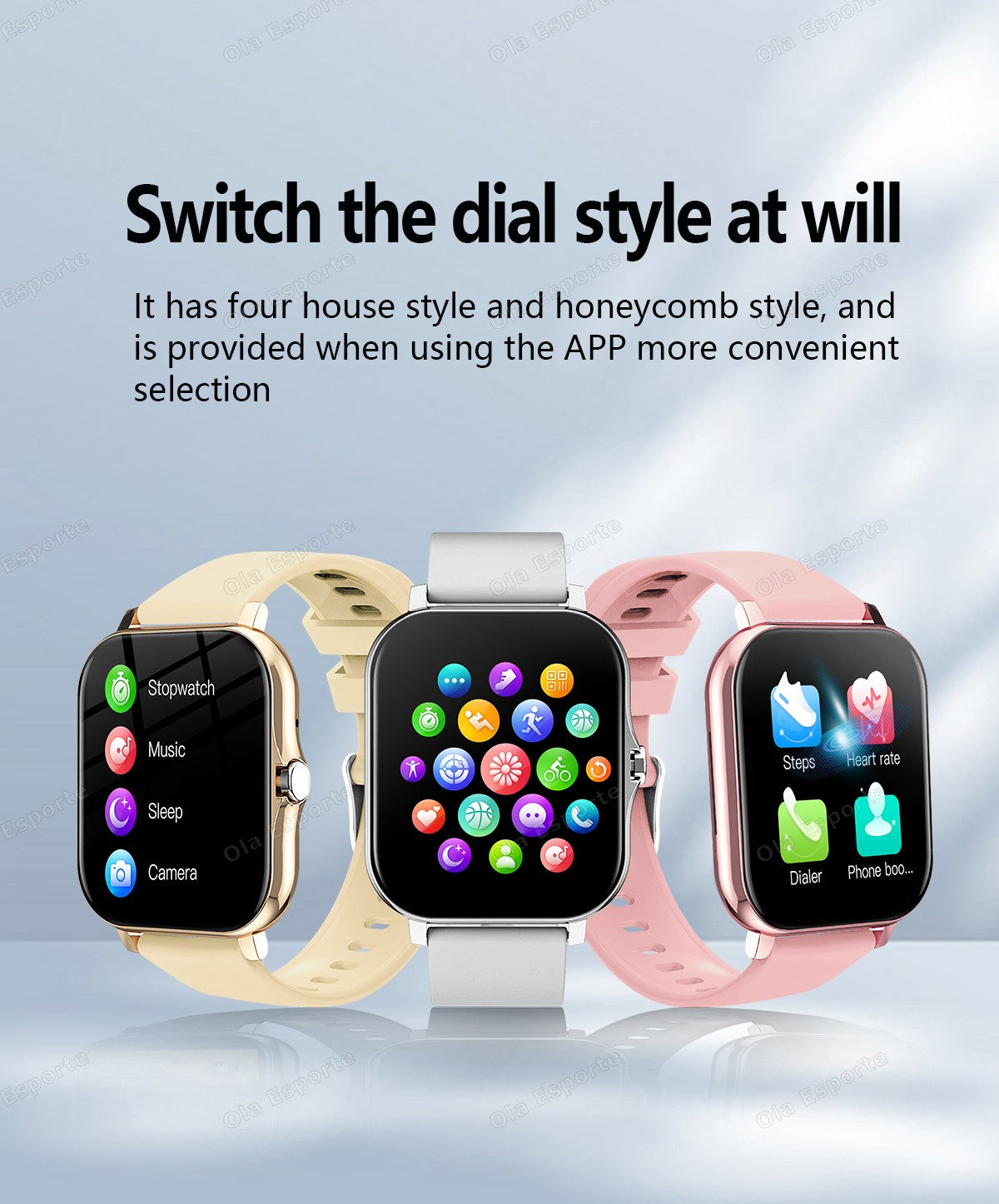 2025 Smart Watch 2.01 Inch HD Display Bluetooth Call Message Preview Sport Modes DIY Dial Weather Forecast Watches For Men Women