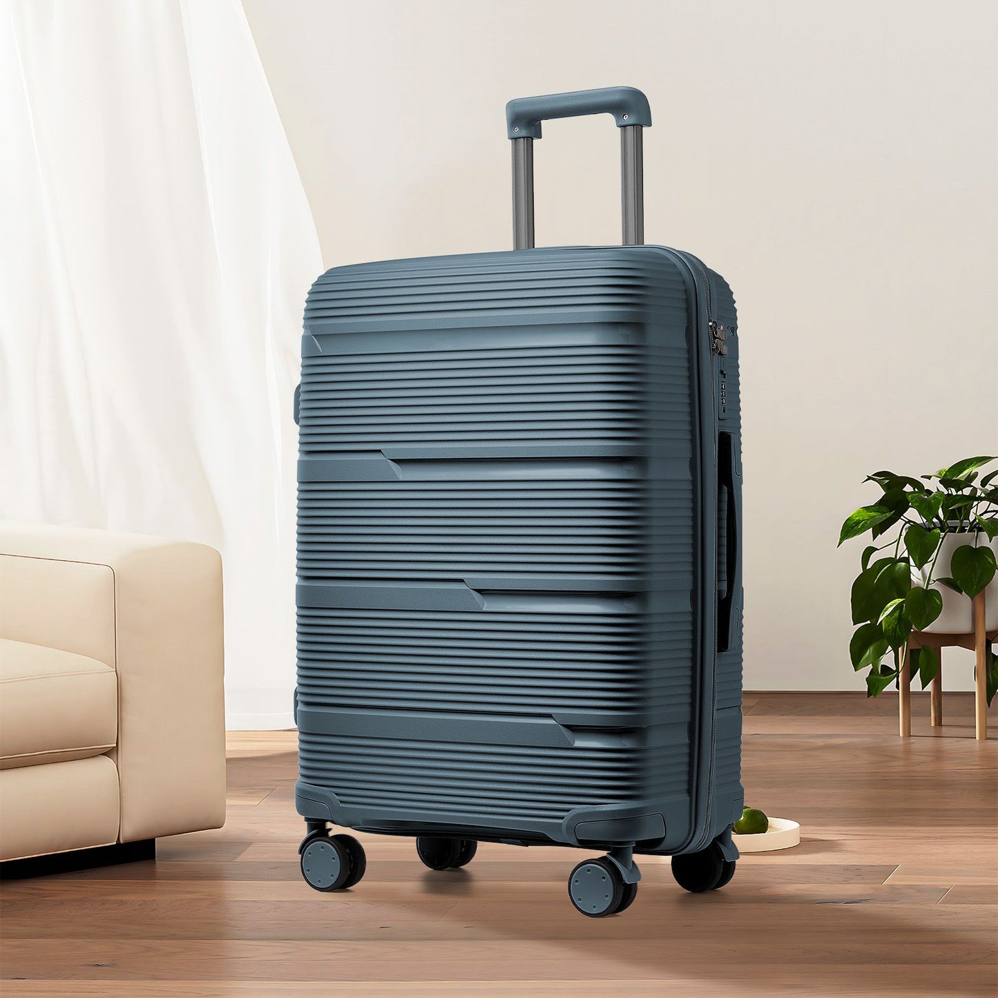 Mala de viagem com rodinhas, novo design 2024, para homens e mulheres, bagagem de mão 20 polegadas, mala de bordo 24 28 polegadas