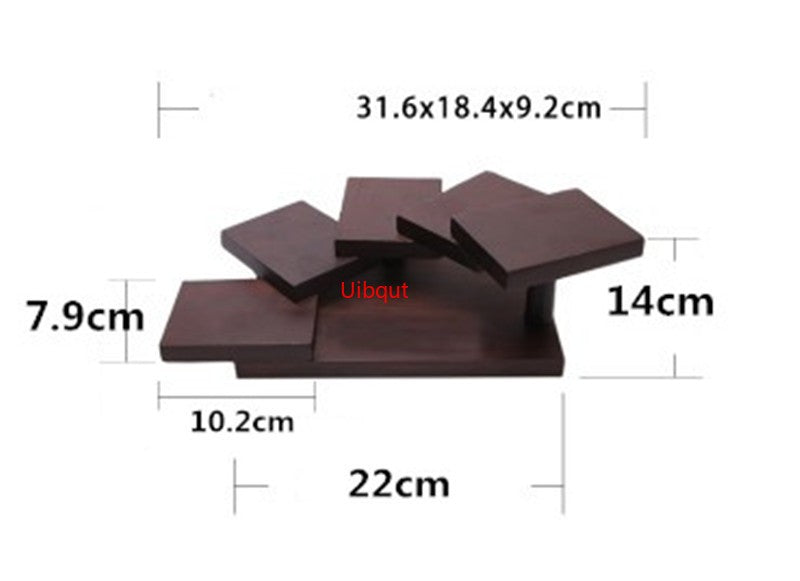 Ponte de Madeira Japonesa Barcos de Sushi Pinheiro Criativo Prato de Sushi Sashimi Bandeja Utensílios de Mesa para Sushi Decoração Ornamento