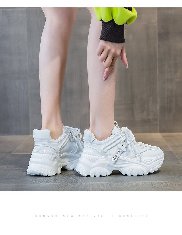 Women's Shoes Casual Shoes Spring Sneakers Platform Woman-shoes Tennis Female Fashion Thick Sole 2024 Roses Trainers Increased I