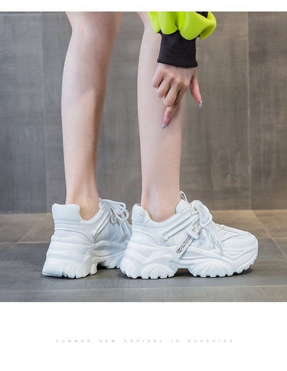 Women's Shoes Casual Shoes Spring Sneakers Platform Woman-shoes Tennis Female Fashion Thick Sole 2024 Roses Trainers Increased I