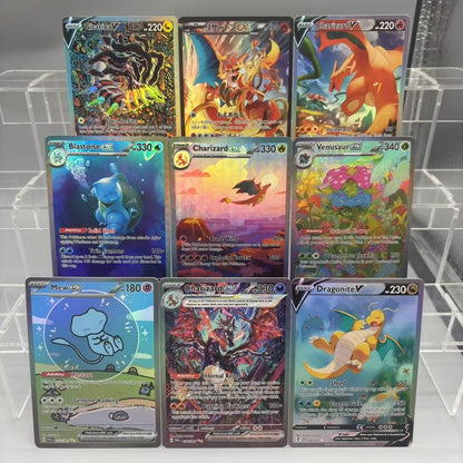 Cartas Colecionáveis PTCG DIY Charizard Blastoise Venusaur ex Giratina Carta Única Feita à Mão Jogo Clássico Anime Cartão Presente Brinquedo