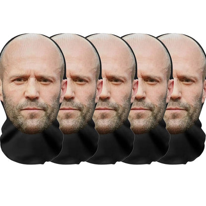 5PCS Indian-style 3D Party Realistic Mask Headgear, Abstract and Funny Cosplay Mask, Essential Equipment for Going Out for Party