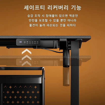 Mesa de Trabalho com Altura Ajustável, Elétrica, para Sentar e Ficar em Pé, Mesa para Computador com Motor Moderno, para Jogos, Mesa para Escritório Doméstico