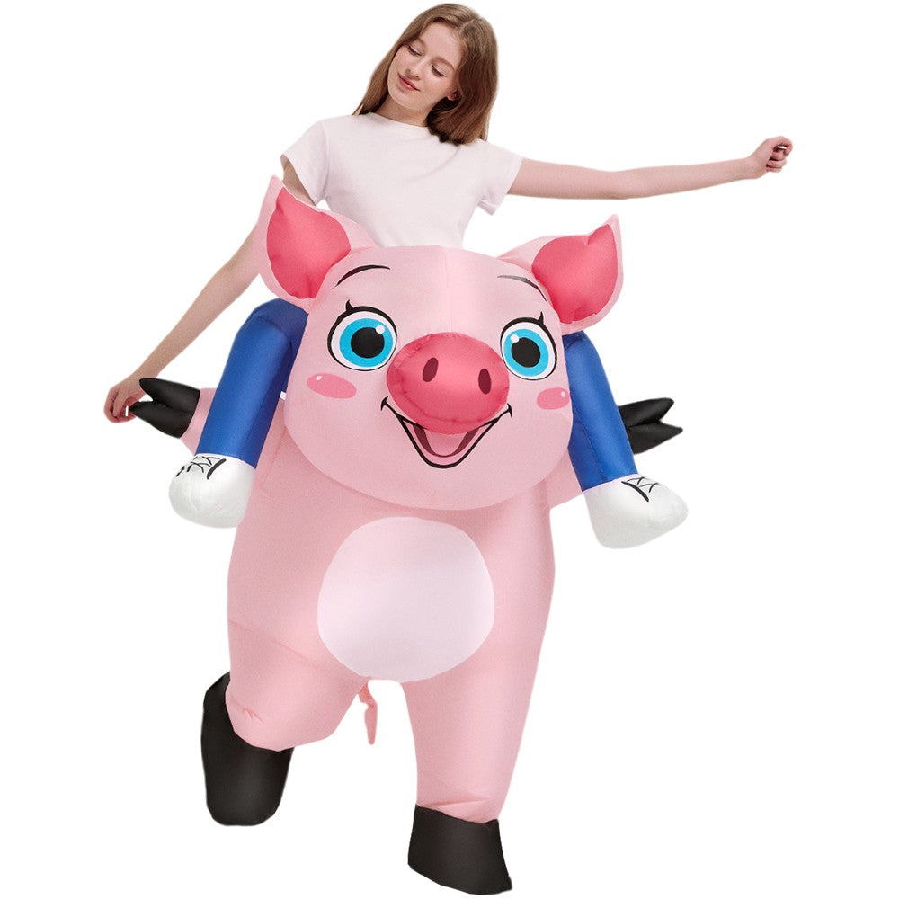 Adult Animal Inflatable Costume Anime Dress Suit Carnival Purim Halloween Party Cosplay Costumes for Man Woman