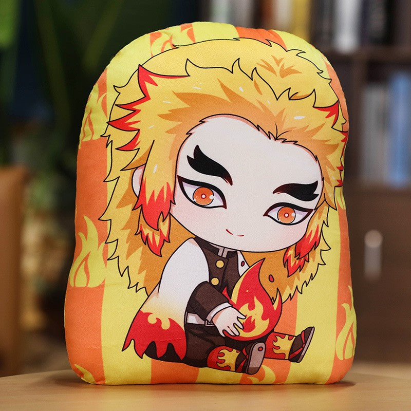 Kimetsu No Yaiba Plush Stuffed Pillows Demon Slayer Dakimakura Cute Anime Throw Pillow Kawaii Dolls Tanjirou Nezuko Back Cushion
