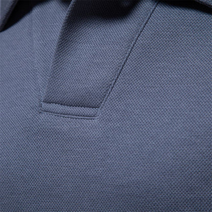 AIOPESON Men's Embroidery Polo Shirt Fashion Turn down Collar Casual Social Luxury Golf Shirt