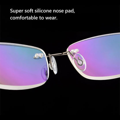 Ultralight TR90 Memory Titanium Rimless Reading Glasses Men&Women Presbyopic Eyeglasses +1.0 +1.5 +2.0 to+3.5 +4.0