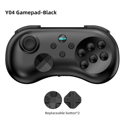 Y04 Game Controller 6-key Fighting Game Controller with Adjustable Height Hall Joystick Supporting PC/IOS/Switch/Android