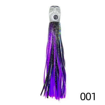 Iscas de saia de trolling de 16cm/25cm para marlin, atum, dourado, pesca em alto mar, polvo macio de acrílico, isca de resina para pesca em alto mar