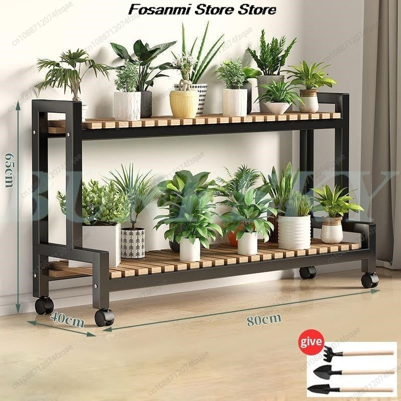 Floor-standing Plant Stand, Flower Stand, Flower Shelf, Planter Rack, Storage Organizer, Display  Garden, Balcony, 2, 3, 4Tier