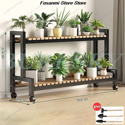 Floor-standing Plant Stand, Flower Stand, Flower Shelf, Planter Rack, Storage Organizer, Display  Garden, Balcony, 2, 3, 4Tier