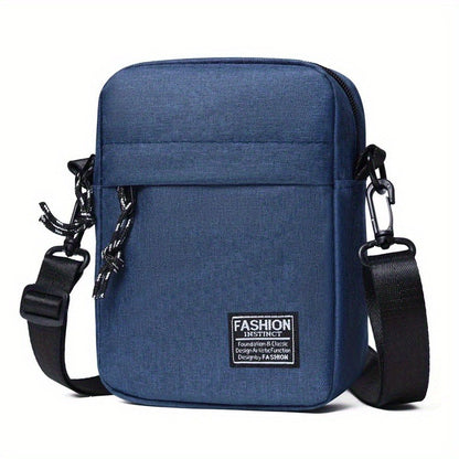 Simple Casual Mini Crossbody Bag Men's Nylon Small Shoulder Bag For Men Oxford Messenger Phone Side Sling Bag Husband Chest Pack