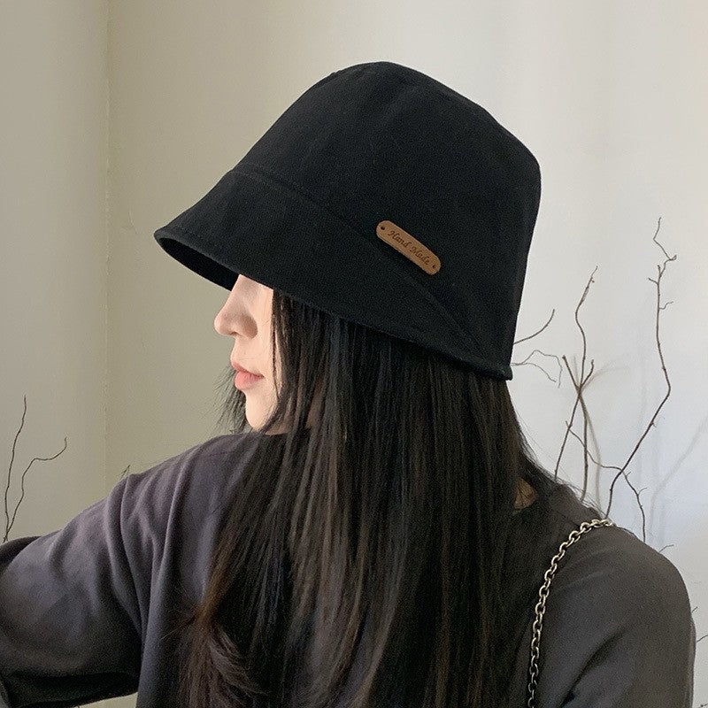 New Japanese Women Bucket Hat Fashion Cotton Soild Color Foldable Fisherman Hats Female Sun Protect Basin Cap gorras para mujer