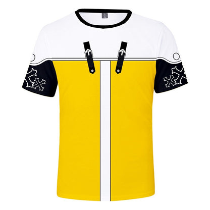 Hot Game Kingdom Hearts 3d Printed T-shirt Fashion Short sleeve Cosplay Street Style Tops Men Women Kids T shirt Size (100-6XL)