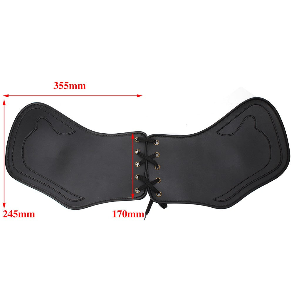 Escudos defletores de calor de couro PU universal para motocicletas Harley Touring Street Road Glide Dyna Fatboy Softail Sportster