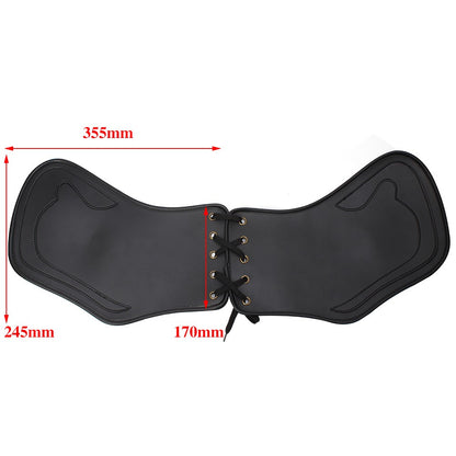 Escudos defletores de calor de couro PU universal para motocicletas Harley Touring Street Road Glide Dyna Fatboy Softail Sportster