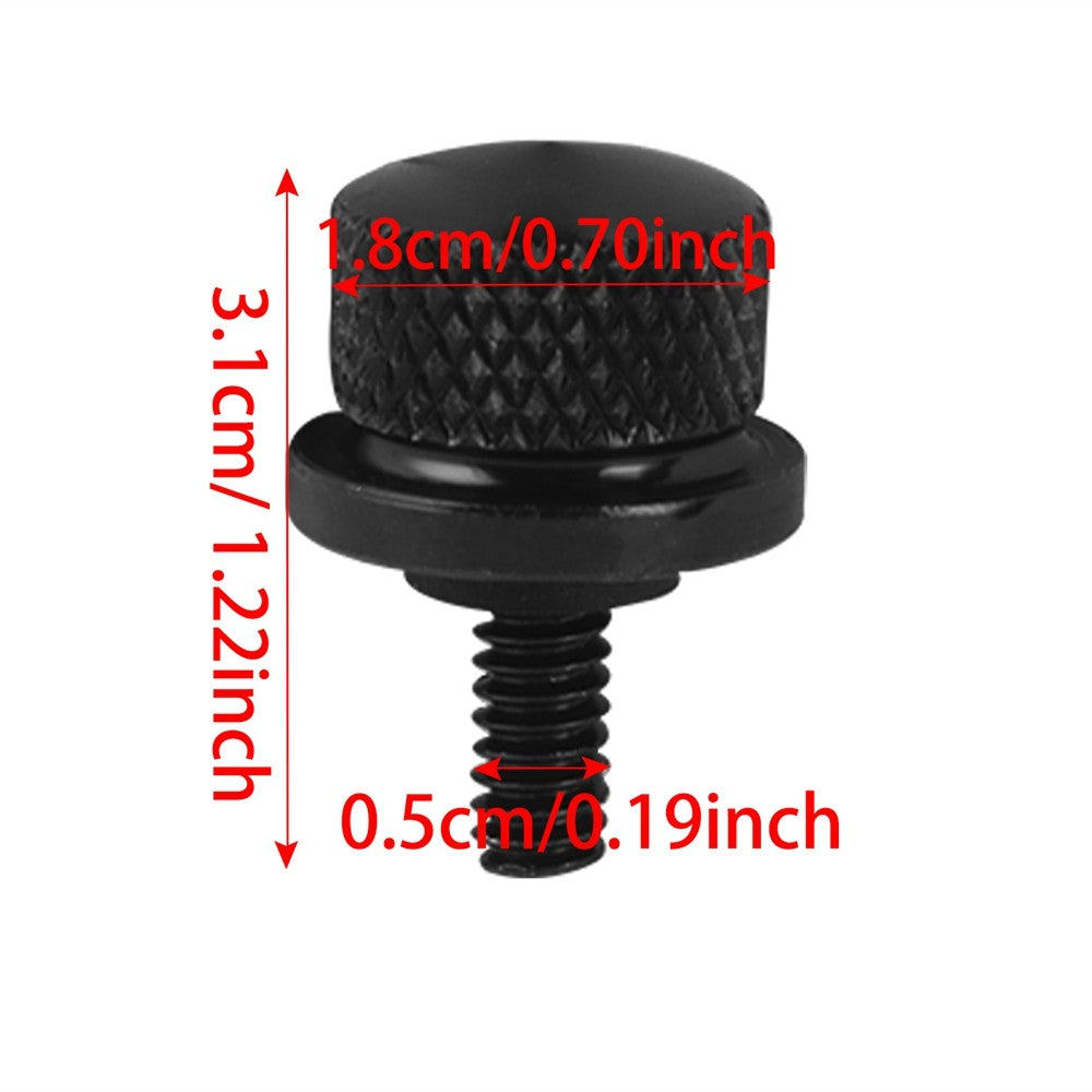 Parafuso de assento do para-lama traseiro da motocicleta Parafuso de montagem do botão de cobertura para Harley Sportster XL Touring Dyna Softail Street Glide 1996-2023
