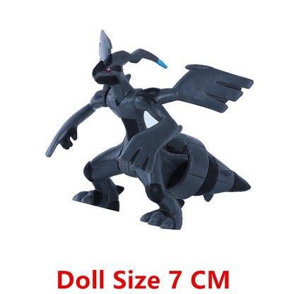 Pokémon Anime Figures Gelo Eevee Pikachu Dragão Voador Coleção Figura Brinquedos de Ação Fofos Modelo Pok é mon Presentes de Aniversário Infantis