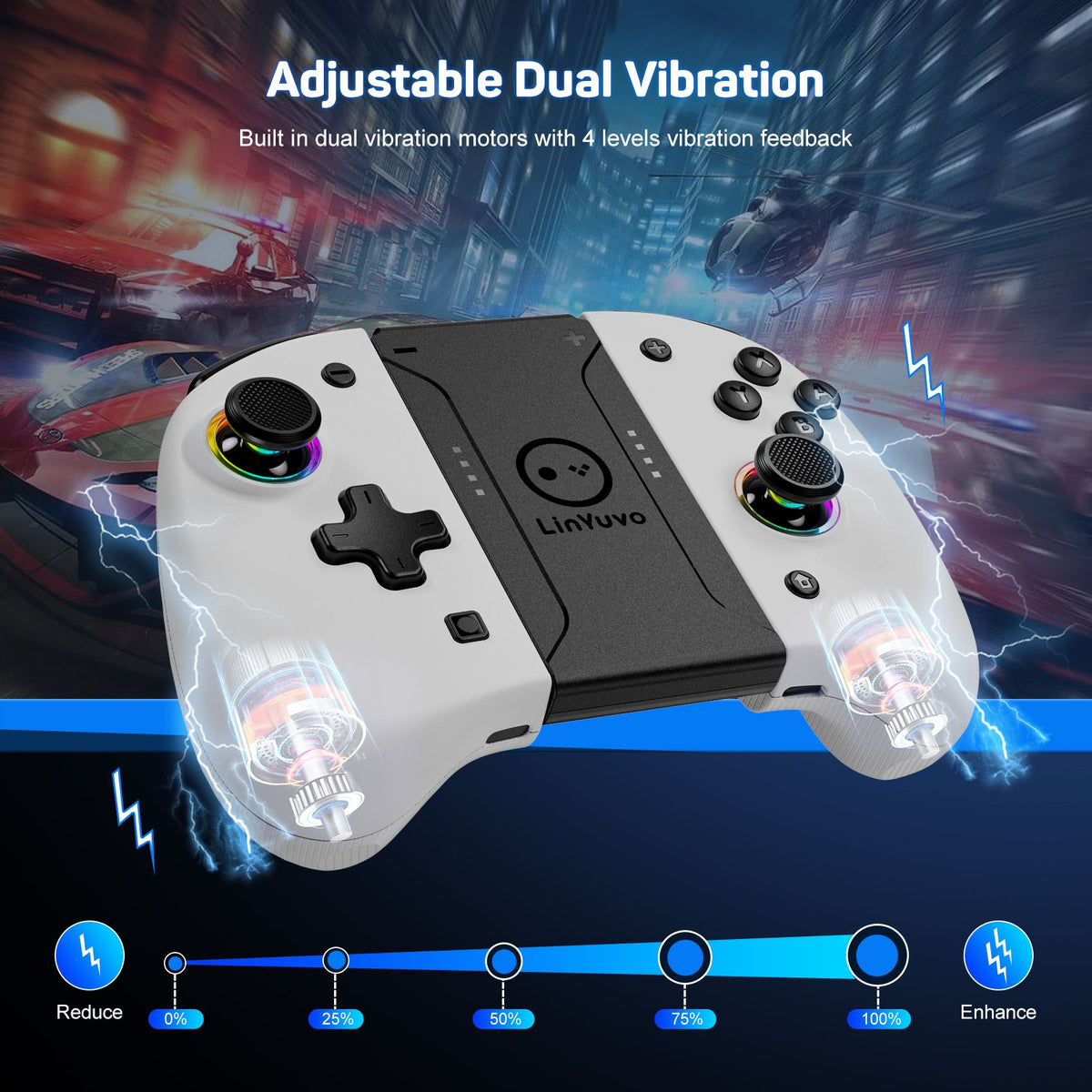 Wireless Bluetooth Controller For Nintendo Switch & OLED & Lite Gamepad Control Gaming Accessories Hall Game Pad Command Mando
