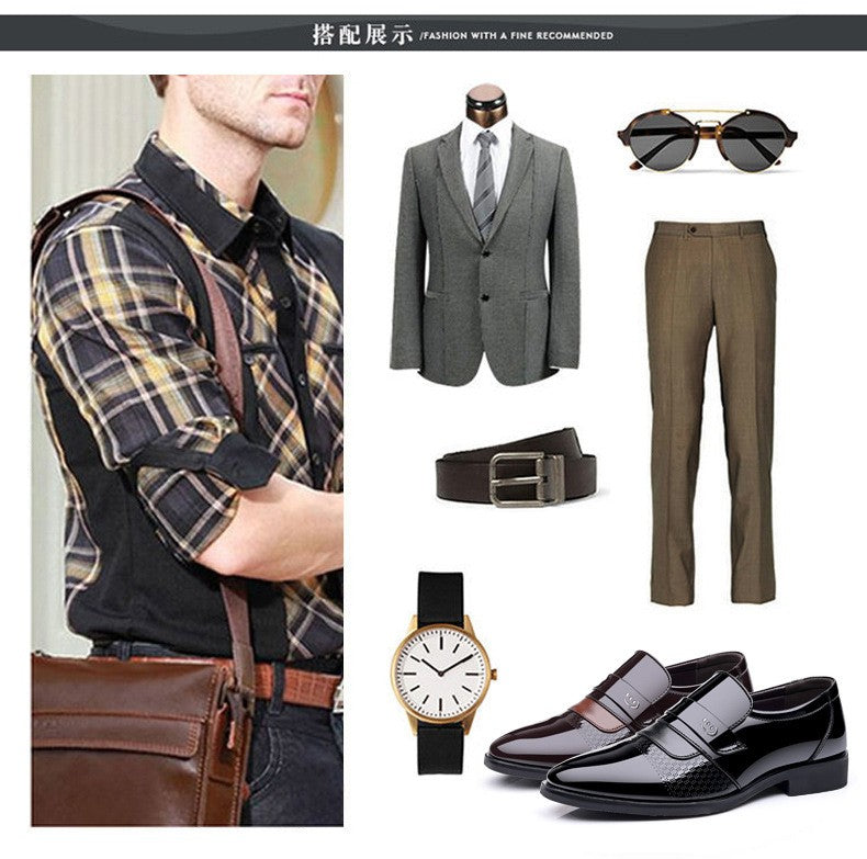 Luxury Mens Leather Shoes Retro Carved Lace-up Brogue Oxford Wedding Men Dress Shoes Male Formal Business Gentleman Office Shoes