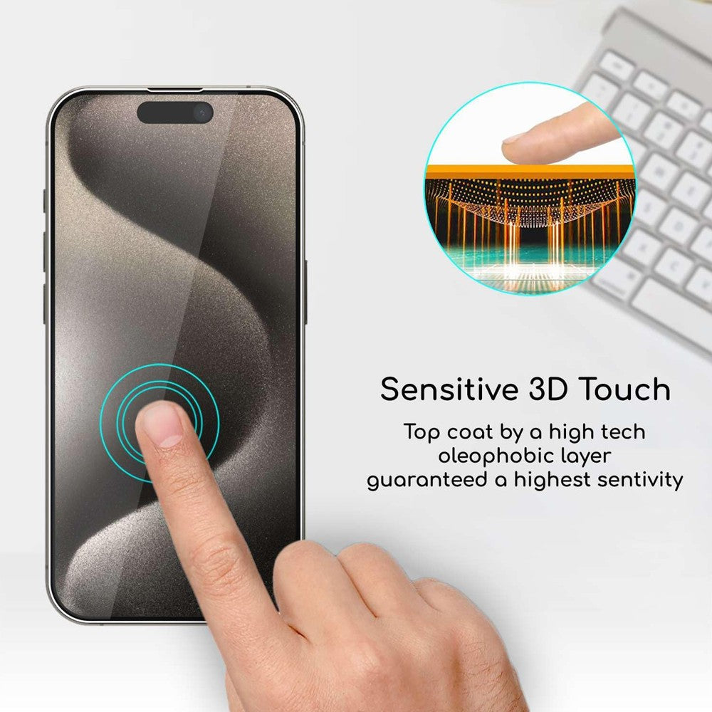 Película de Vidro Transparente Para iPhone 15 16 17 Pro Max Protetor de Tela Para iPhone 11 12 13 14 15 Pro Vidro Temperado iPhone13 Mini 16 Plus