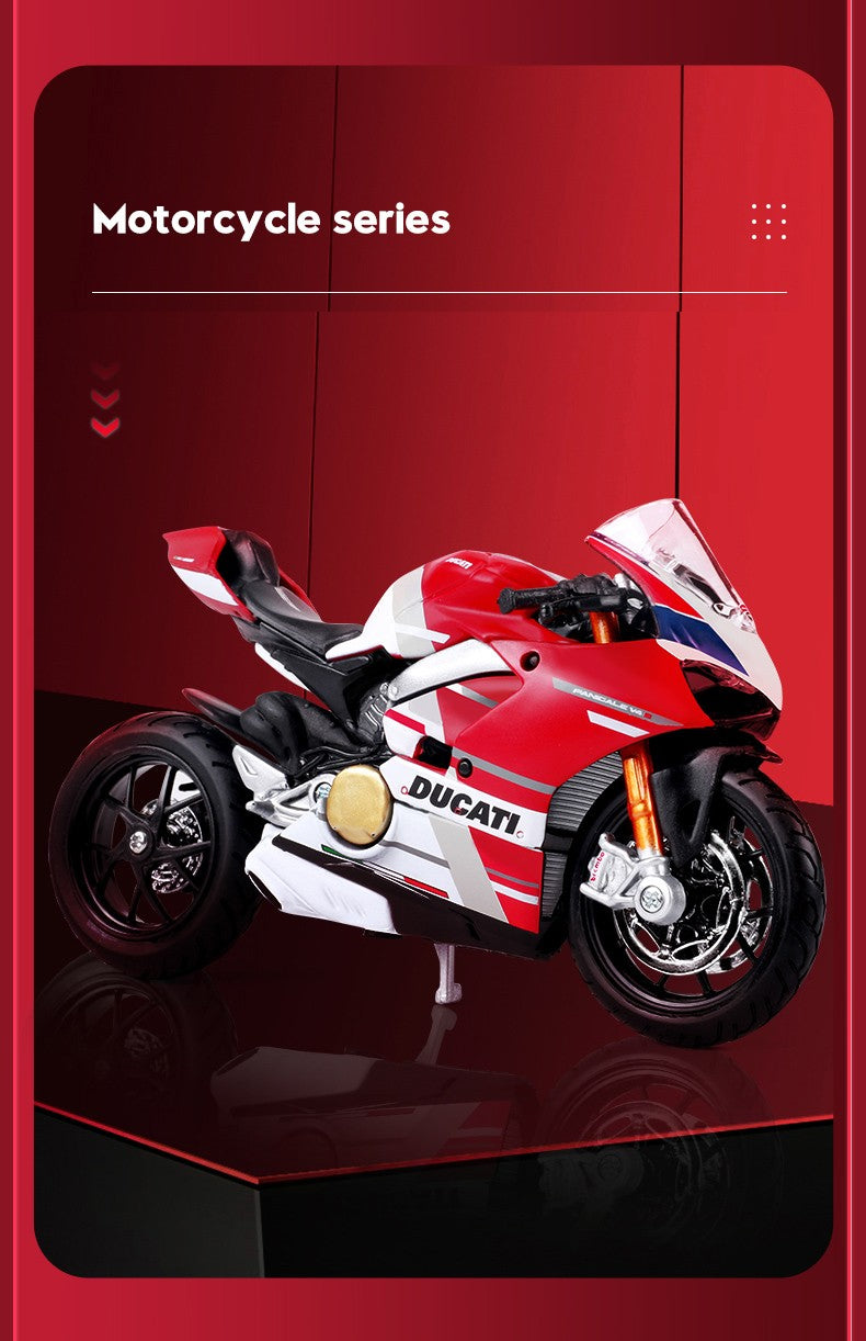 Maisto 1:18 Ducati Panigle V4 S Diavel Kawasaki Ninja H2 R Brinquedos de Modelo de Motocicleta Colecionáveis Hobbies