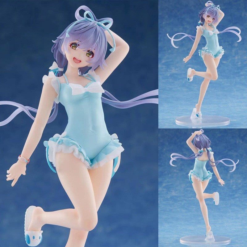 Hatsune Miku Figura Anime Menina Modelo Decoração de Mesa Boneca Colecionável Presente para Fãs Estátua Vocaloid Japonesa Kawaii Otaku