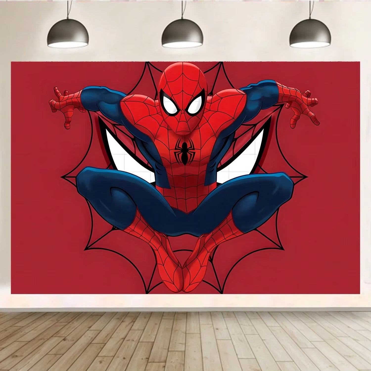 Mask Spider Hero Birthday Party Supplies Tableware Kit Plates Cups Tablecloth Backdrop Balloons Kids Party Decorations Favors