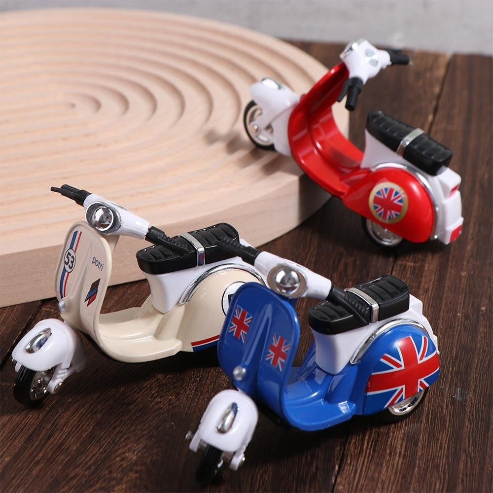 Modelo de Moto em Liga Leve Miniatura Fundido por Injeção Inércia Mini Moto Simulação Brinquedo Carro Modelo de Moto Presente Veículo de Fricção