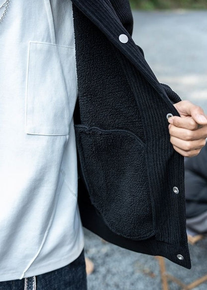 Oversize 300lb Men's Spring Fashion Baseball Jacket Vintage Loose Fit Pilot Coat Outerwear