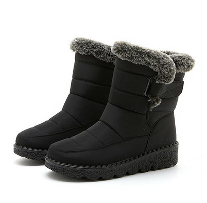 Boots Woman Fashion Winter Boots Women Winter Shoes Women's Snow Boots With Fur Super Warm Footwear Low Heels Middle Botas Mujer