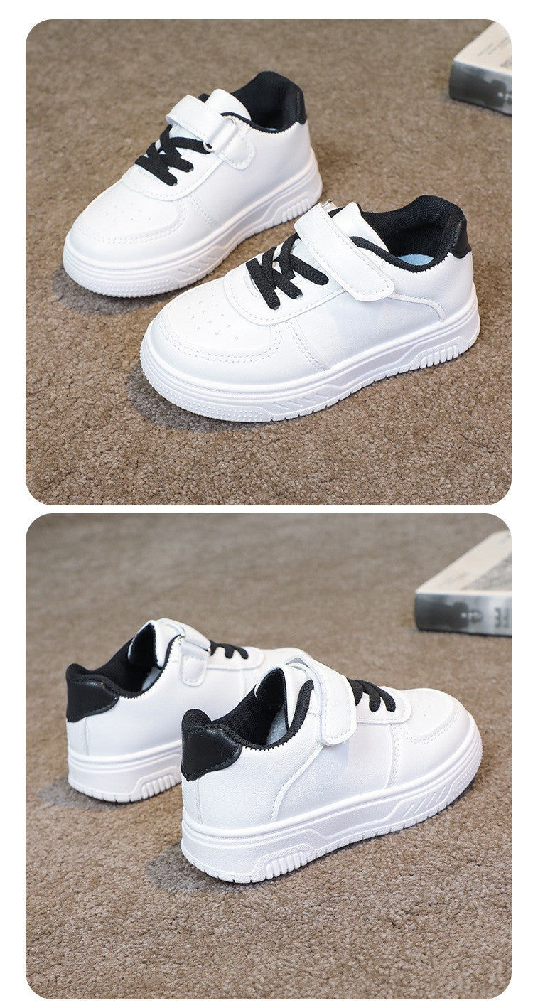 2025 Girl shoe spring Autumn Boy White Shoe Casual Running kid Shoe Anti Slip Soft Sole Sneaker kid tenis Hot selling item