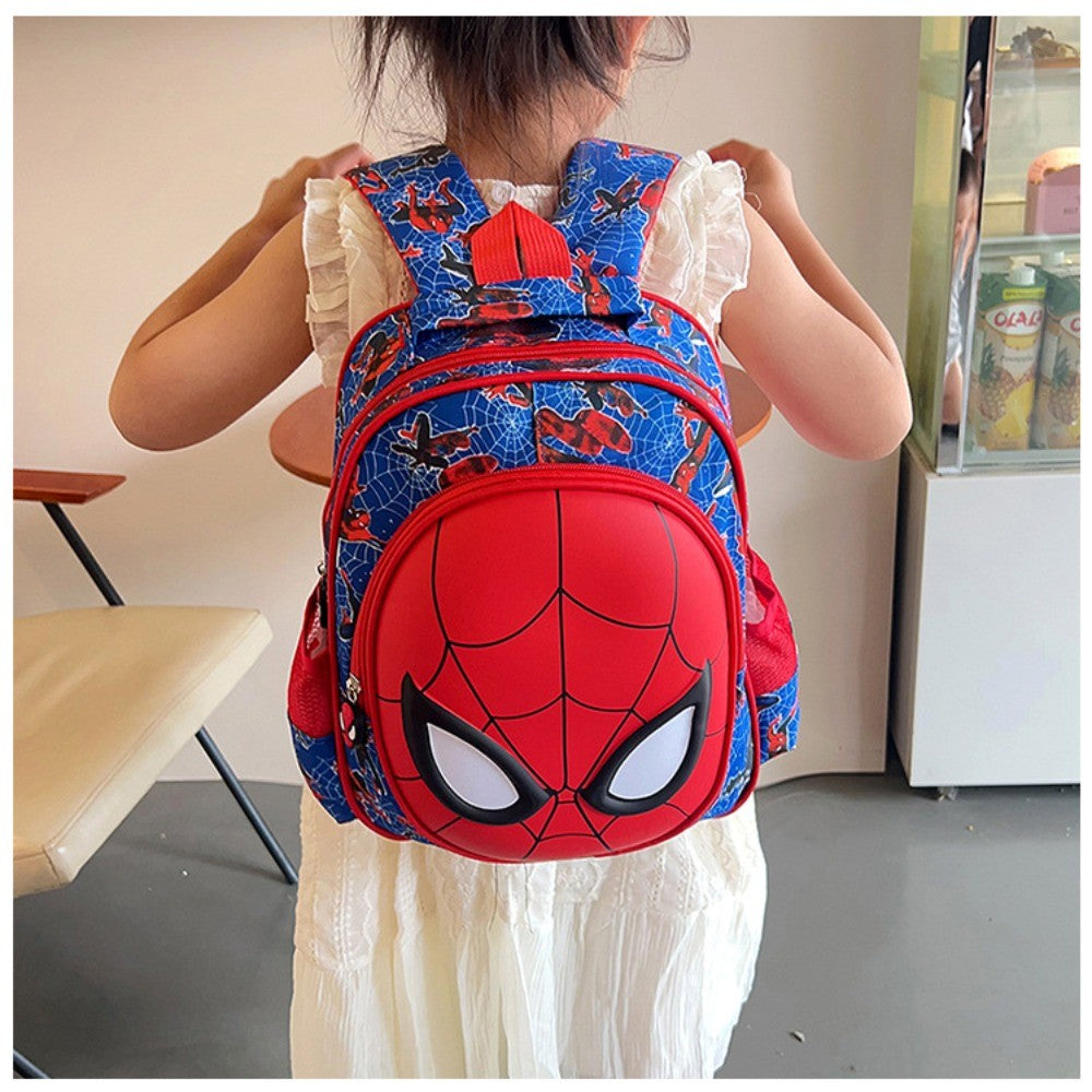 Mochila Infantil Escolar Homem-Aranha da Marvel, Bonita, Leve, Ergonômica, para Meninos e Meninas do Jardim de Infância