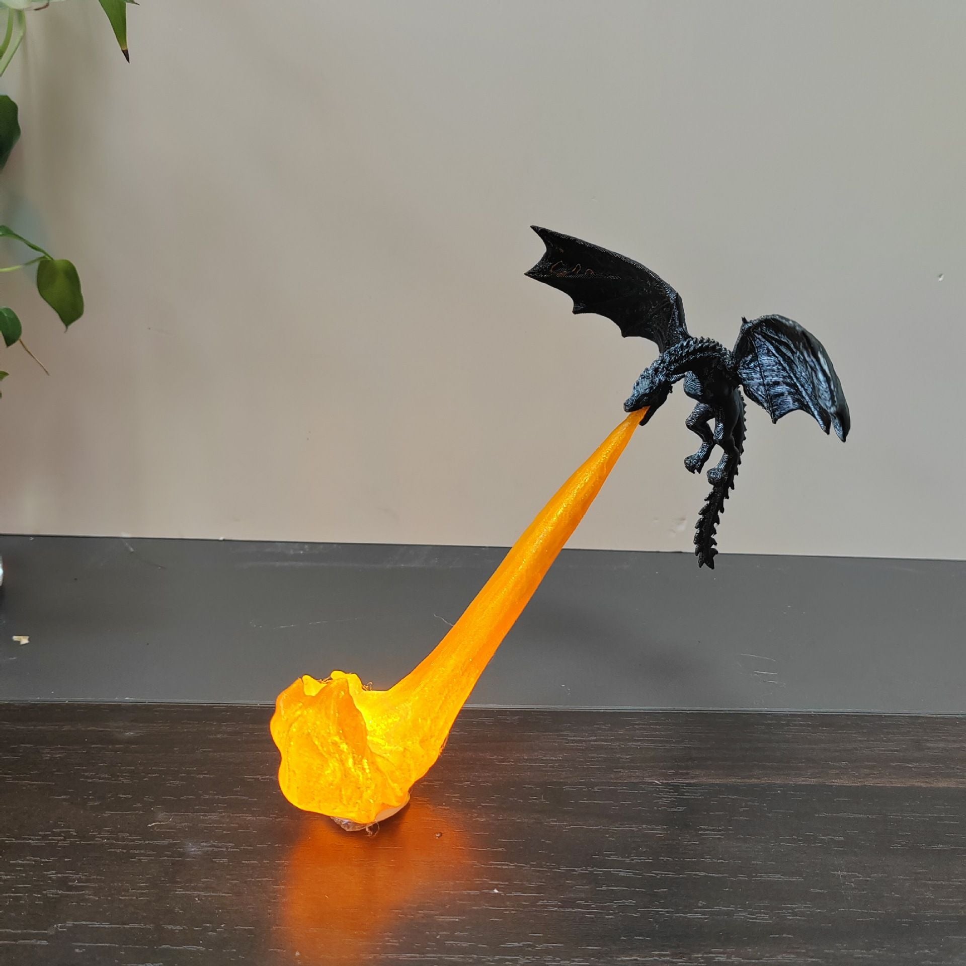 Dragon Flame Decor 3D Dragon Flame Book Nook Flying Fire Dragon Statue Unique Christmas Birthday Gift for Dragon Lovers Home USe