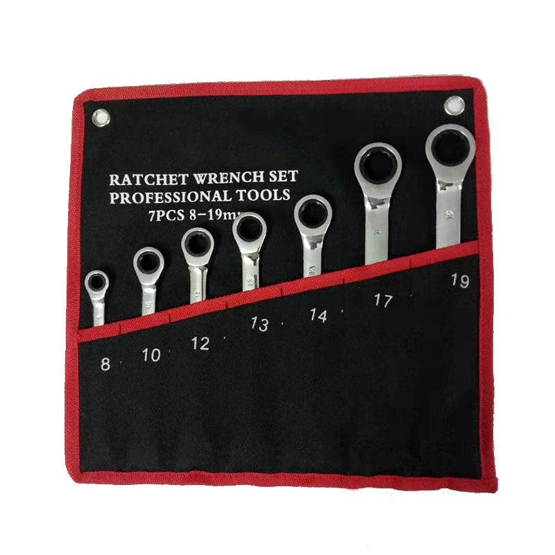 Ratchet Combination Metric Wrench Set Hand Tools Torque Gear Socket Nut Tools A Set of Key