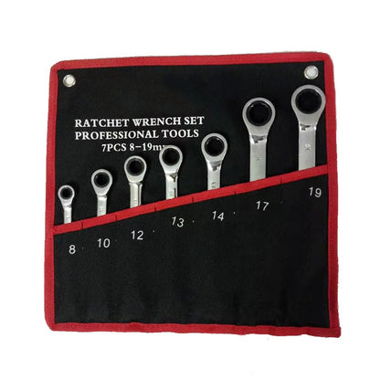 Ratchet Combination Metric Wrench Set Hand Tools Torque Gear Socket Nut Tools A Set of Key